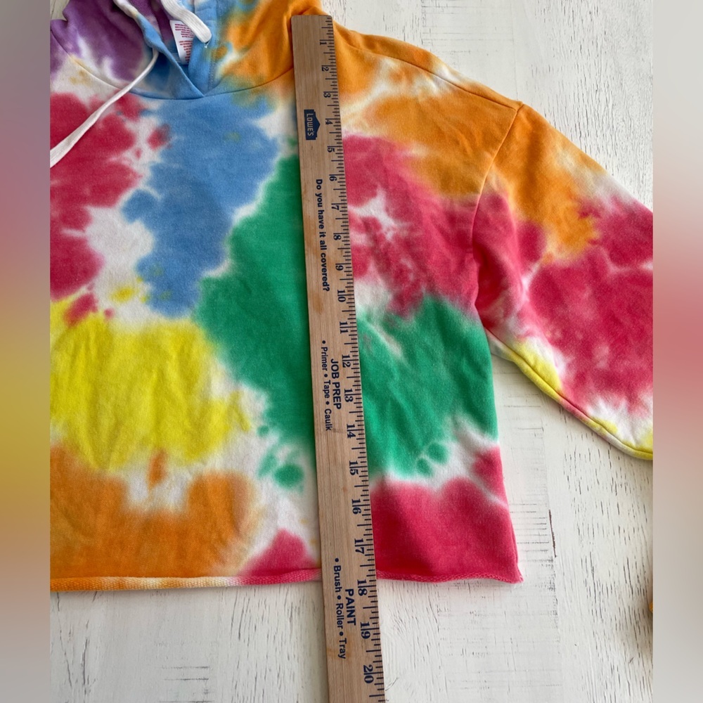 Tie dye hoodie women’s crop top size small - Picture 7 of 7